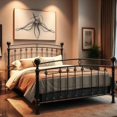 Dlaczego warto wybrać trwałe, estetyczne łóżko metalowe do sypialni