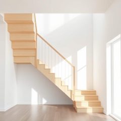 Pomysł na tanie schody wewnętrzne – proste i materiałowo oszczędne rozwiązania