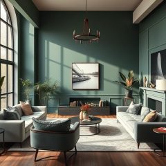 Nowoczesne kolory ścian do salonu 2024-2025: trendy, inspiracje i harmonia