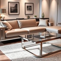 Chromowane elementy meblowe: nowoczesne aranżacje i trwałość