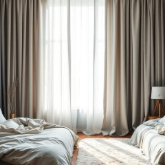 Jak wyciszyć sypialnię tekstyliami: zasłony, dywany i narzuty dla lepszego snu i ciszy