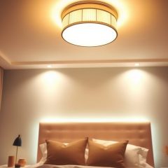 Oświetlenie sufitowe do sypialni: jak dobrać lampę, by stworzyć komfort i nie męczyć wzroku