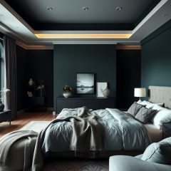 Ciemne kolory w sypialni: jak wybrać i zaaranżować, by nie przytłoczyć przestrzeni i sprzyjać relaksowi