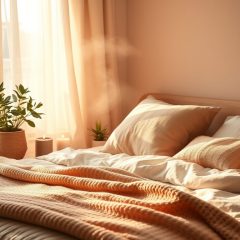 Klimat w sypialni: jak stworzyć przytulną i relaksującą przestrzeń światłem, zapachem i teksturami