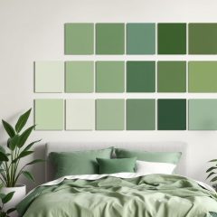 Zielona sypialnia: jak wybrać odcień zieleni, by stworzyć atmosferę spokoju i harmonii