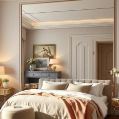 Lustro w sypialni: gdzie powiesić, by optycznie powiększyć przestrzeń i zadbać o harmonię wnętrza