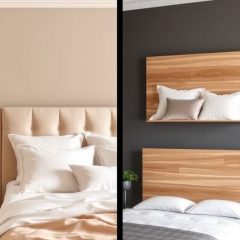 Zagłówek tapicerowany czy drewniany – jak wybrać oparcie łączące wygodę z stylem sypialni