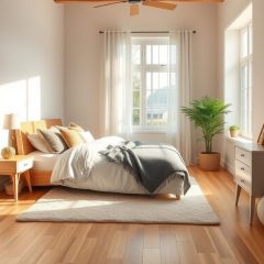 Podłoga do sypialni: jak wybrać materiał łączący ciepło, komfort i łatwość utrzymania czystości