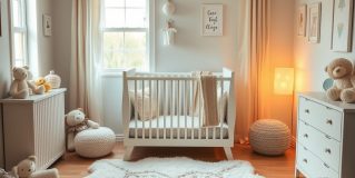 Sypialnia z łóżeczkiem niemowlaka: jak ustawić meble, by zapewnić bezpieczeństwo i komfort snu rodziców oraz dziecka