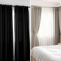 Zasłony blackout czy dimout do sypialni: jak wybrać między całkowitym a częściowym zaciemnieniem dla lepszego snu i ciszy